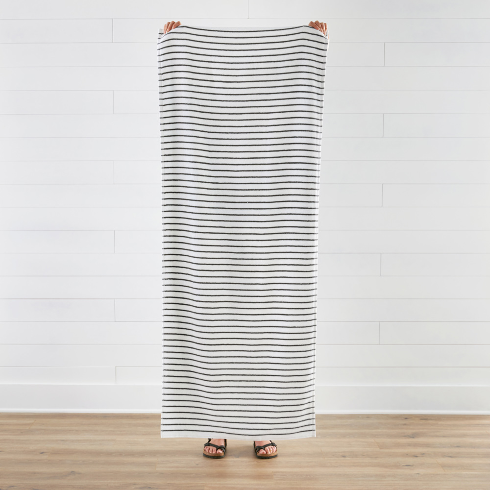 Cabana Stripe Beach Pool Towels - 100% Ring Spun Cotton, Ultra Soft, Plush and highly Absorbent, 30 x 70