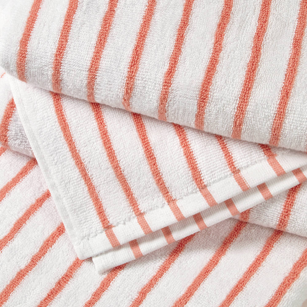 Cabana Stripe Beach Pool Towels - 100% Ring Spun Cotton, Ultra Soft, Plush and highly Absorbent, 30 x 70