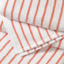 Gray 2-piece Cabana Stripe Beach Pool Towels - 100% Ring Spun Cotton, Ultra Soft, Plush and highly Absorbent, 30 x 70