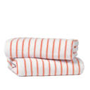 Gray 2-piece Cabana Stripe Beach Pool Towels - 100% Ring Spun Cotton, Ultra Soft, Plush and highly Absorbent, 30 x 70