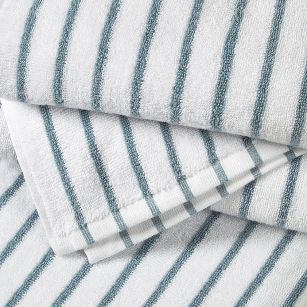 Cabana Stripe Beach Pool Towels - 100% Ring Spun Cotton, Ultra Soft, Plush and highly Absorbent, 30 x 70