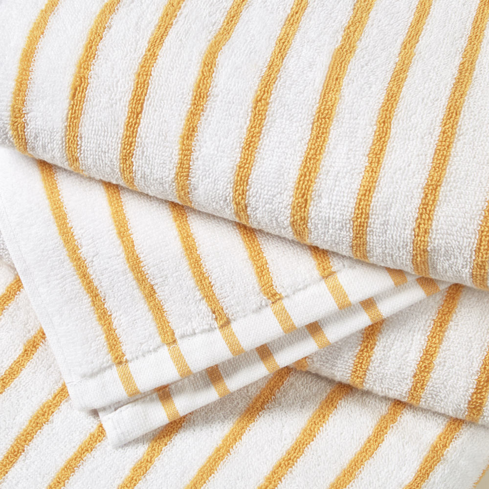 Cabana Stripe Beach Pool Towels - 100% Ring Spun Cotton, Ultra Soft, Plush and highly Absorbent, 30 x 70