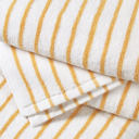 Coral 2-piece Cabana Stripe Beach Pool Towels - 100% Ring Spun Cotton, Ultra Soft, Plush and highly Absorbent, 30 x 70