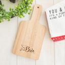 Maple "Will You Brie With Me?" Engraved Wooden Charcuterie Boards – Fun Valentine’s Gift