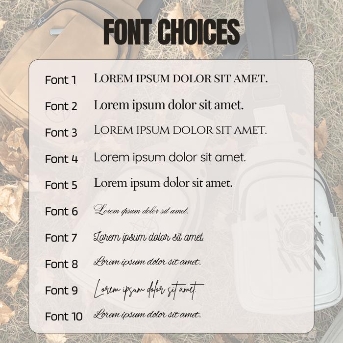 Custom Personalized Crossbody Bag – Creekside Collection with Adjustable Strap & Multiple Pockets