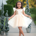  GOLD SPARKLE TUTU DRESS 