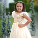  GOLD SPARKLE TUTU DRESS 