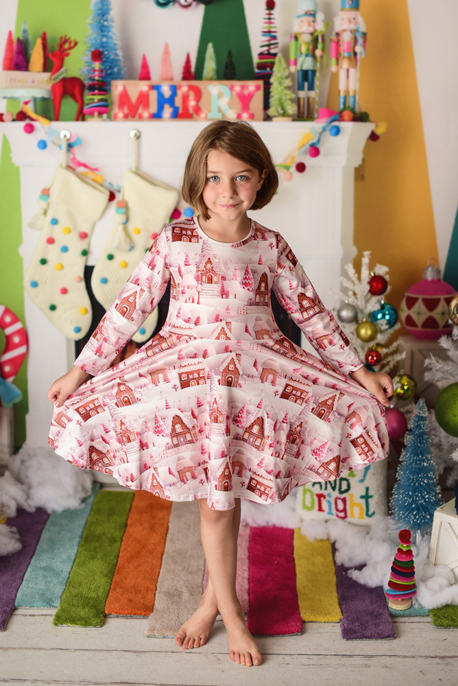 Winter wonderland Twirl Dress 