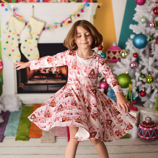 Winter wonderland Twirl Dress 