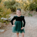 6 Green Velvet and Tutu dress 