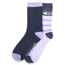 lavender sheep Gaahuu Womens super soft full cushioned boot socks/2 pr 