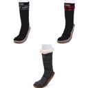  Gaahuu mens faux shearling lined slipper socks