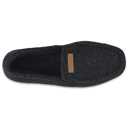 black S Gaahuu mens  faux wool memory foam mocassin slippers