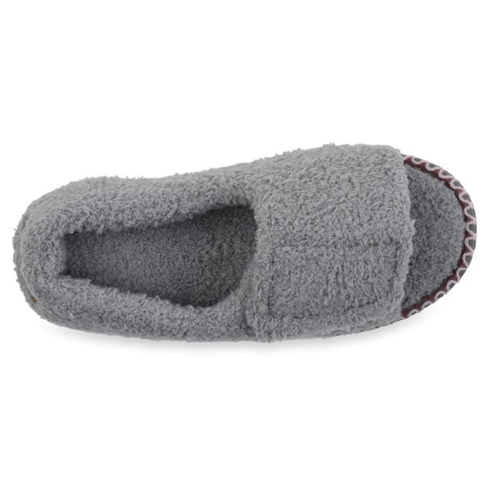 Gaahuu womens cozee fleece adjustable open toe fullfoot slipper