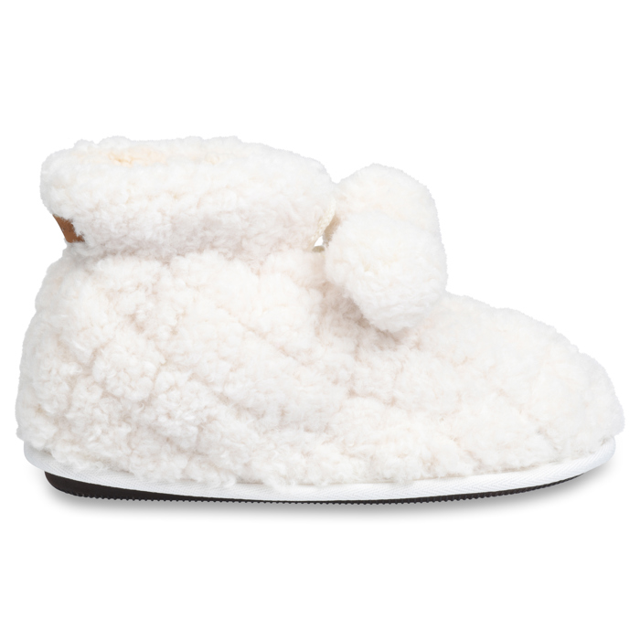 Gaahuu womens quilted cozee fleece memory foam slipper boot