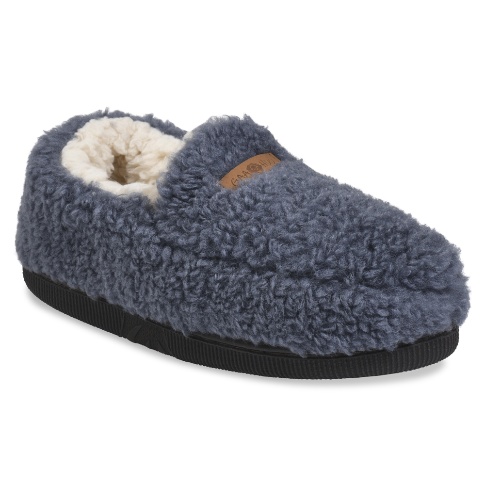 Gaahuu womens berber faux shearling lined memory foam mocassin slipper