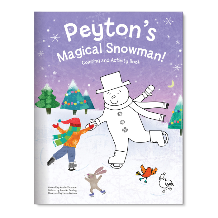 My Magical Snowman Coloring Book and Sticker Gift Set