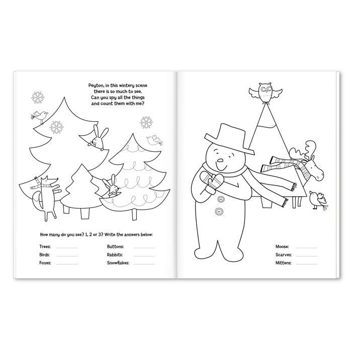 My Magical Snowman Coloring Book and Sticker Gift Set