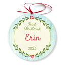  My First Christmas Personalized Ornament