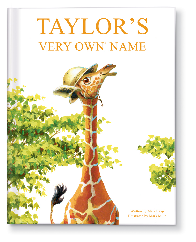 My Very Own Name - personalized book - giraffe