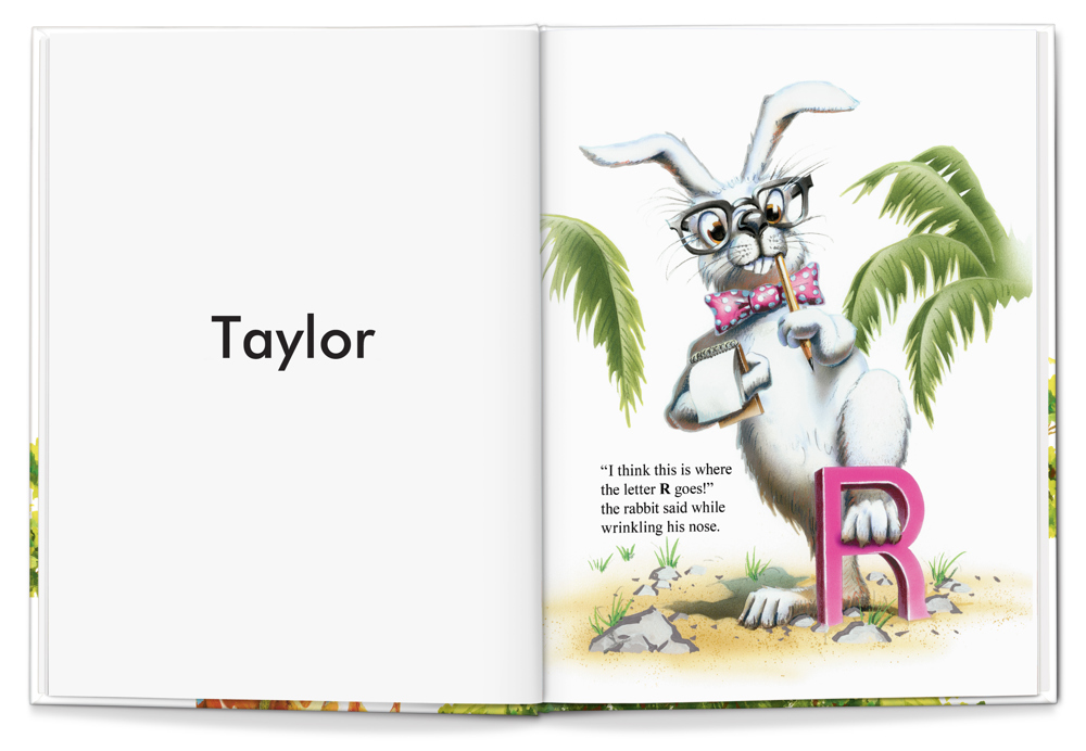 My Very Own Name - personalized book - giraffe