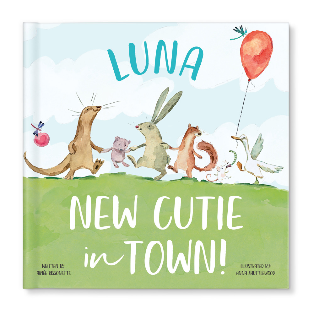 New Cutie in Town - personalized book