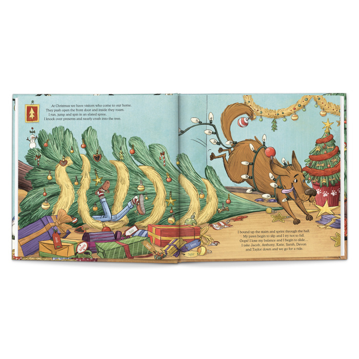 How My Dog Saved Christmas - Personalized Book