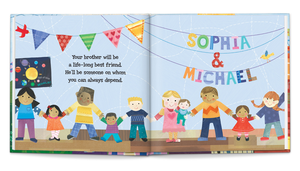 The Super, Incredible Big Sister - personalized book and medal