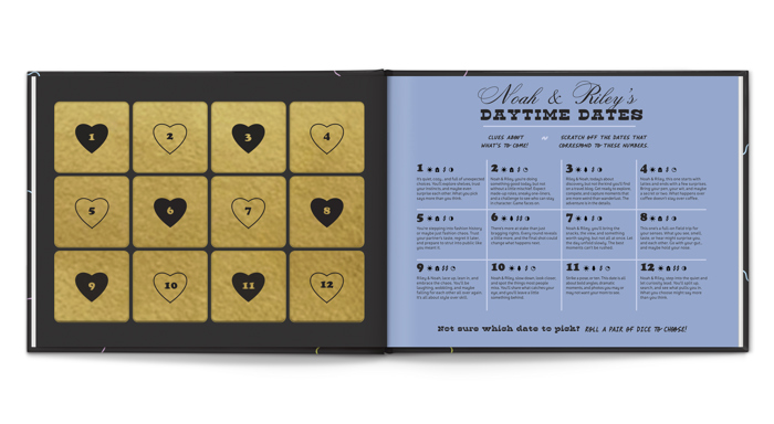 Our Dating Adventures Customized Scratch-Off Book