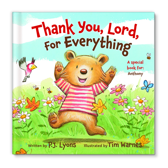 Thank You, Lord, For Everything - Personalized Book