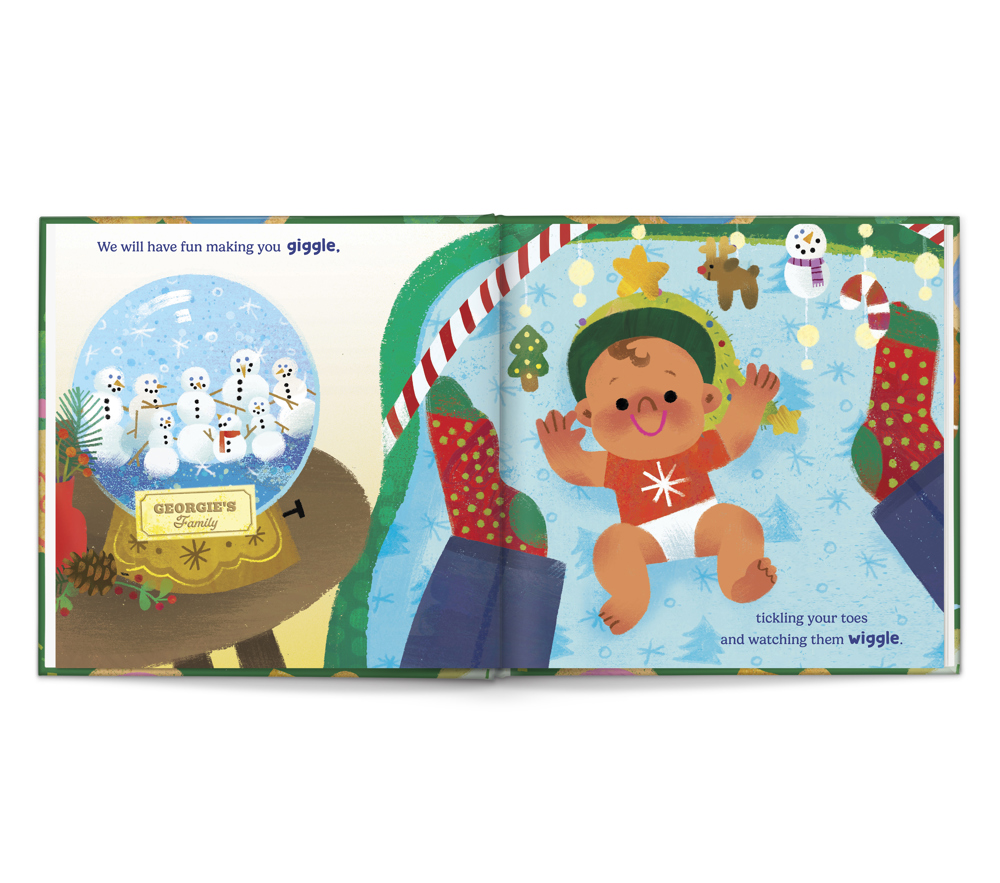 Our Family's First Christmas with Baby - Personalized Book