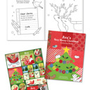  My Very Merry Christmas Personalized Color Book and Sticker Gift Set