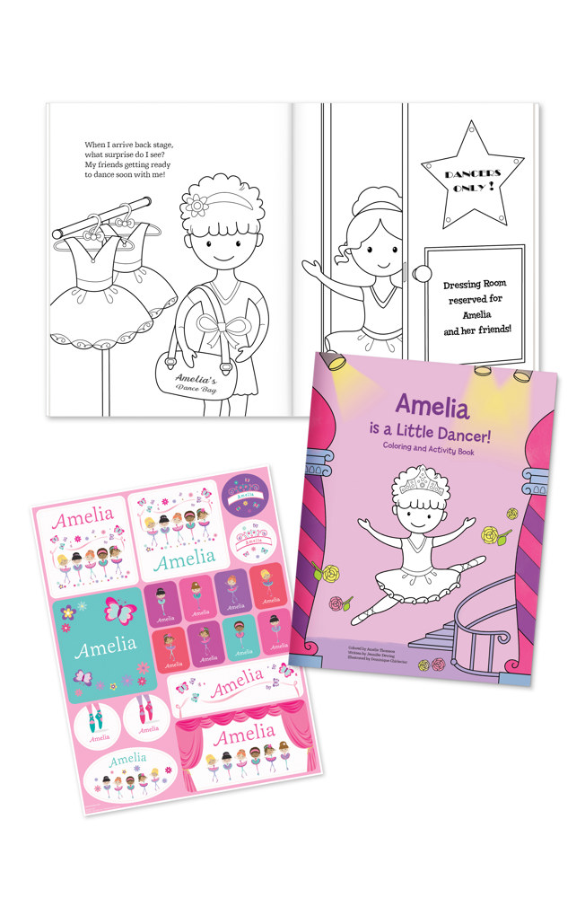 I'm a Little Dancer Coloring Book and Sticker Gift Set