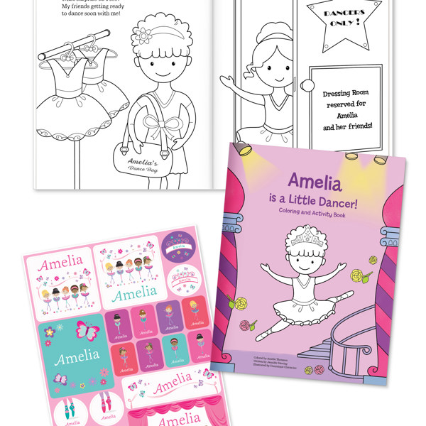 I'm a Little Dancer Coloring Book and Sticker Gift Set