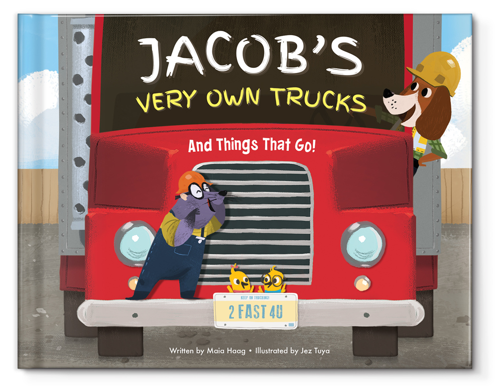 My Very Own Trucks - personalized book