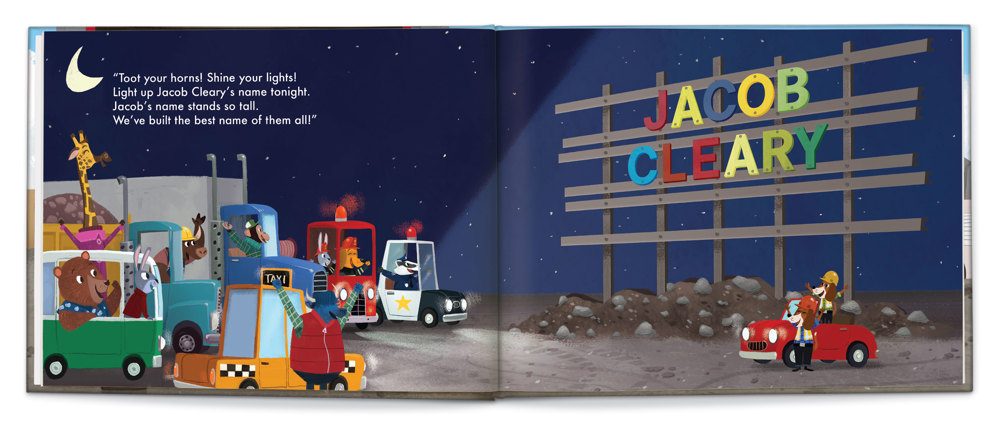 My Very Own Trucks - personalized book