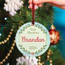  My First Christmas Personalized Ornament