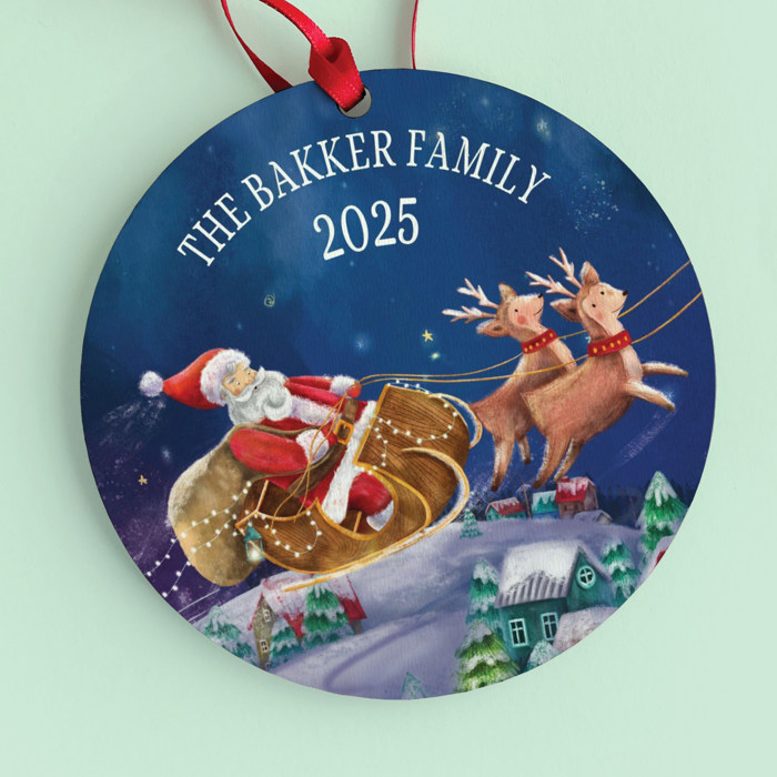 Family Christmas Personalized Ornament