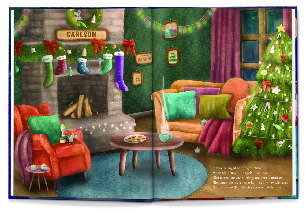 Our Family's Night Before Christmas - personalized book