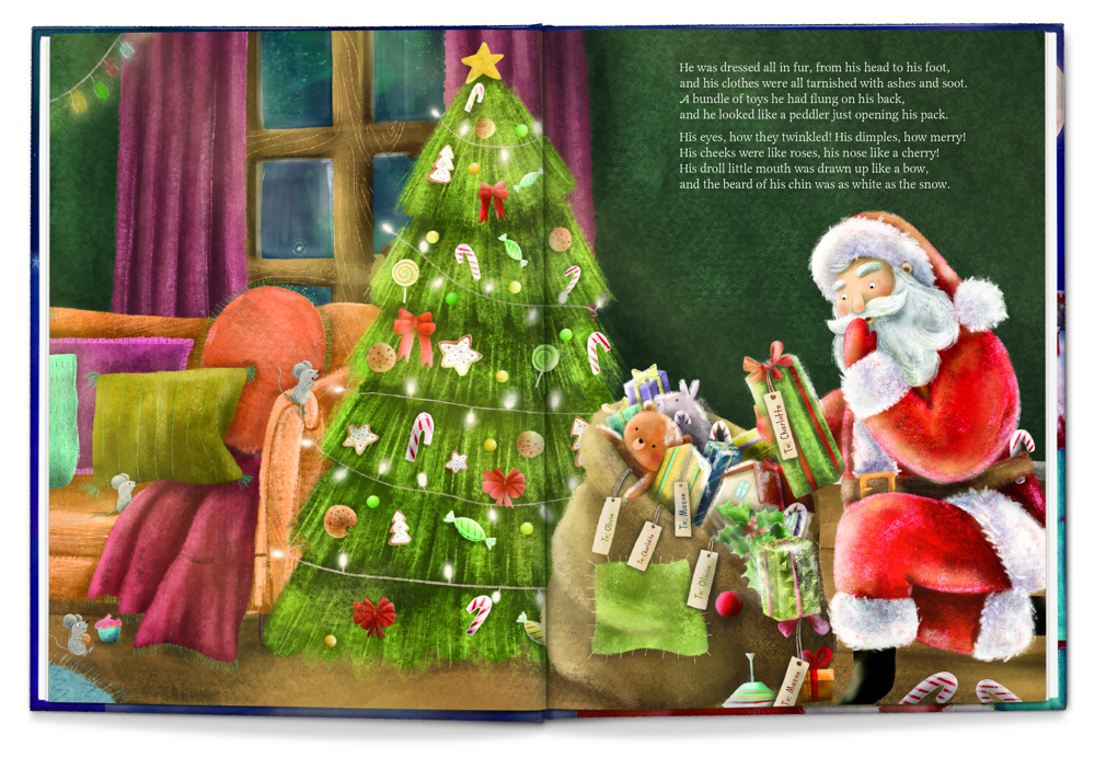 Our Family's Night Before Christmas - personalized book