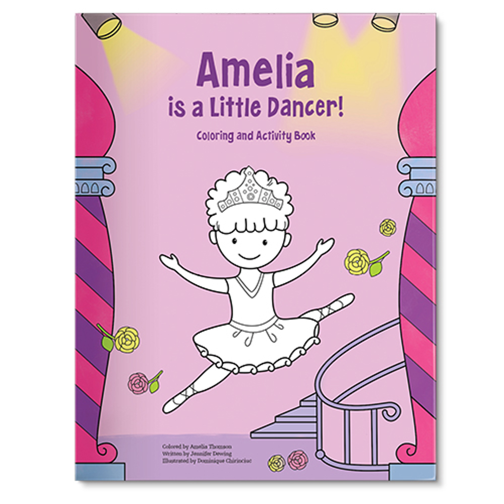 I'm a Little Dancer Coloring Book and Sticker Gift Set