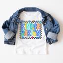  BACK TO SCHOOL Pre-K , Kindergarten, First Grade, Second Grade  Short Sleeve Tee for Boys Blue and Check Multiple sizes available