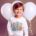  Christian Fatih Based Graphic Tee for Kids | Child of God | Long Sleeve Tee for Boys and Girls | Gender neutral graphic tee