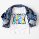  BACK TO SCHOOL Pre-K , Kindergarten, First Grade, Second Grade  Short Sleeve Tee for Boys Blue and Check Multiple sizes available