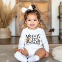  Thanksgiving Baby Bodysuit | My Rolls are Homemade | Long sleeve Graphic Bodysuit for Baby