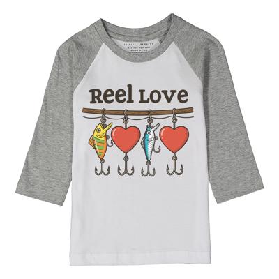 Reel Love Toddler Valentine's Day Tee | Valentine Grpahic Tee for Toddlers | Fishing Graphic Tee