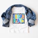  BACK TO SCHOOL Pre-K , Kindergarten, First Grade, Second Grade  Short Sleeve Tee for Boys Blue and Check Multiple sizes available
