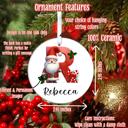  Personalized Kissing Penguin Couple Ceramic Ornament, Gift For Couples, Engagement or Wedding Gift, Newlywed Keepsake Ornament