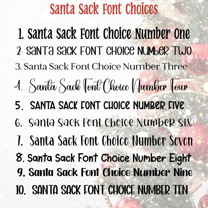 Personalized North Pole Santa Sack, Present Bag, Christmas Gift Sack, Gift Bag For Girl or Boy, Christmas Decor, Large Canvas Gift Bag
