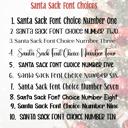 Personalized North Pole Santa Sack, Present Bag, Christmas Gift Sack, Gift Bag For Girl or Boy, Christmas Decor, Large Canvas Gift Bag